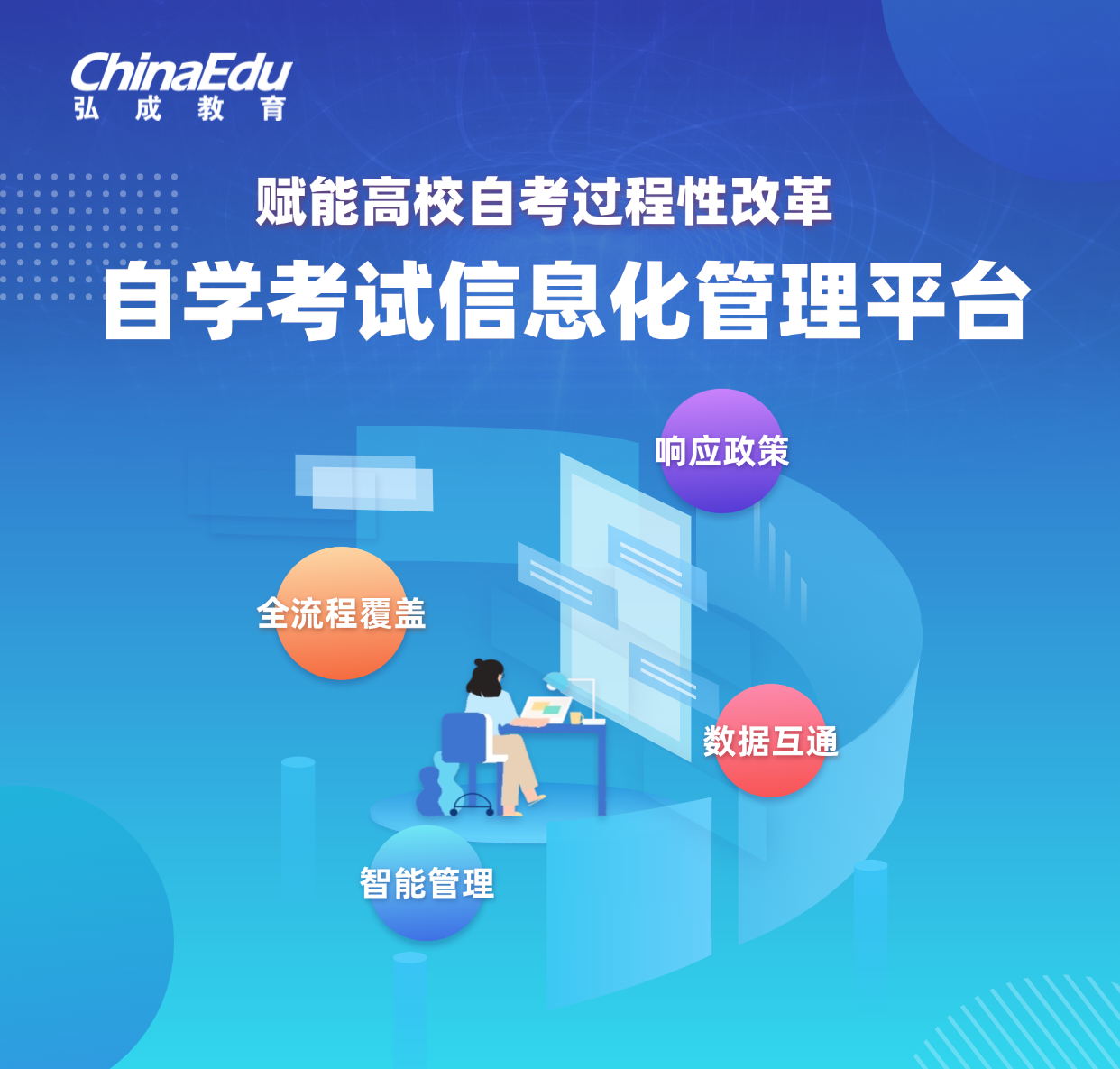 助力院校自考管理升级，澳洲弘成幸运五168体育彩票成信息化平台实践落地